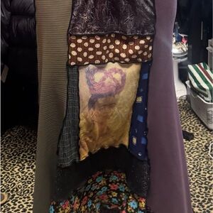 Unique Patchwork Maxi Skirt - stretchy by Christy Fisher